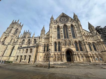 A medieval church in the UK