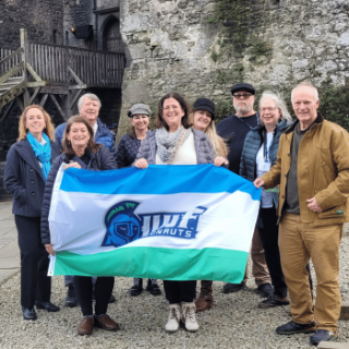 Argos at Bunratty Castle before a lively Medieval banquet.