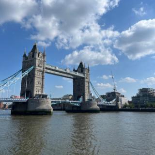 the London Bridge on a sunny day