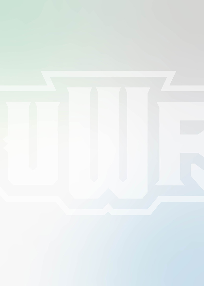 UWF lettermark logo with a white fade overlay.