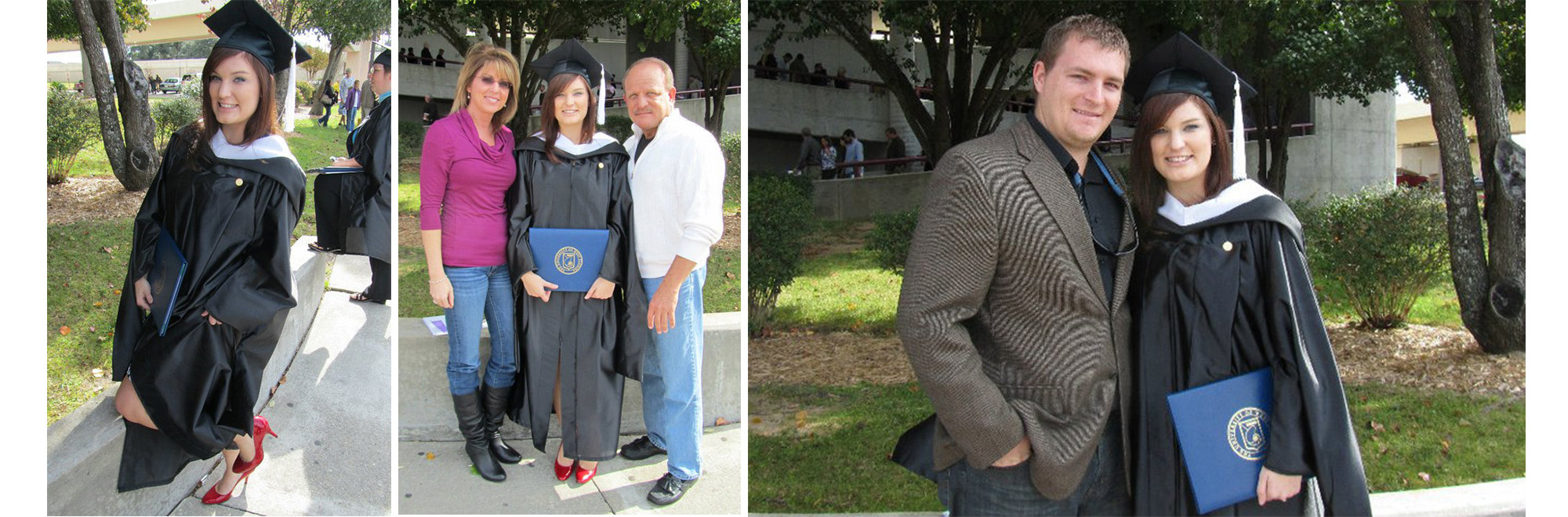 Katie Garrett at her UWF graduation