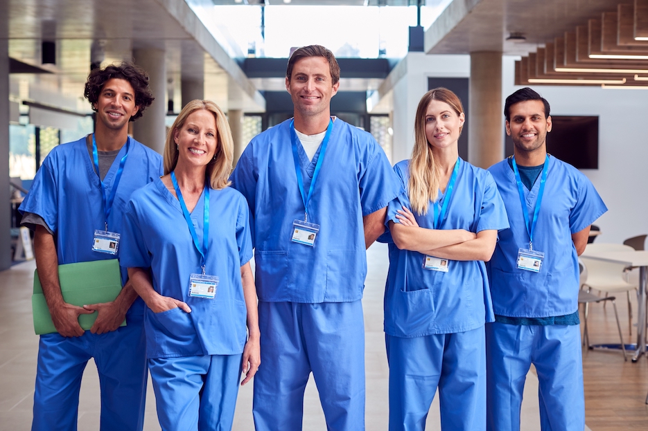 Group of health care professionals