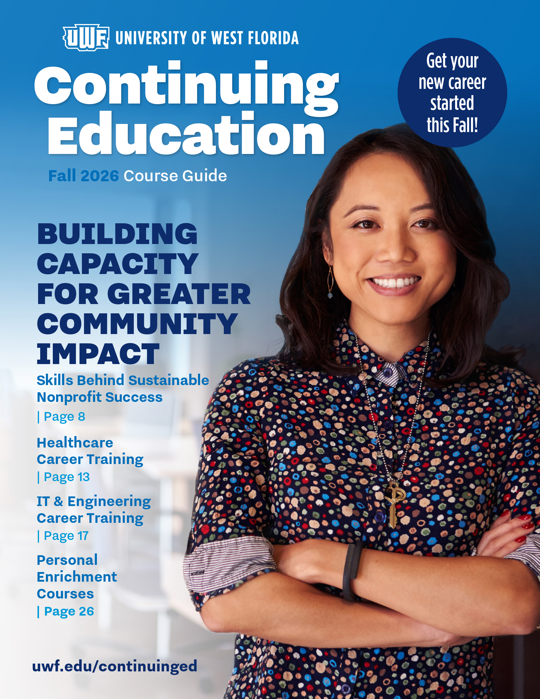 Fall Catalog Cover with smiling women