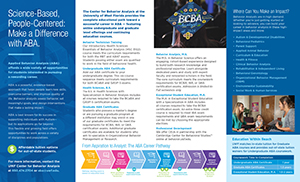 UWF CBA Brochure inside image