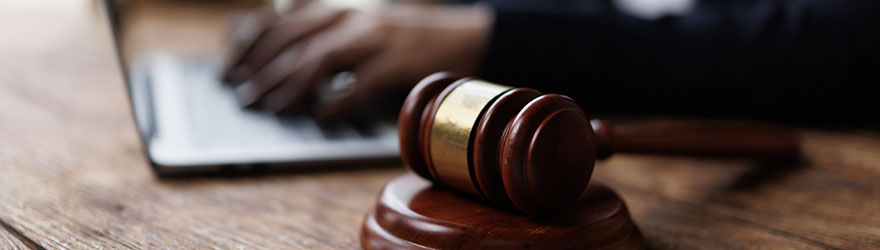 paralegal working on contract