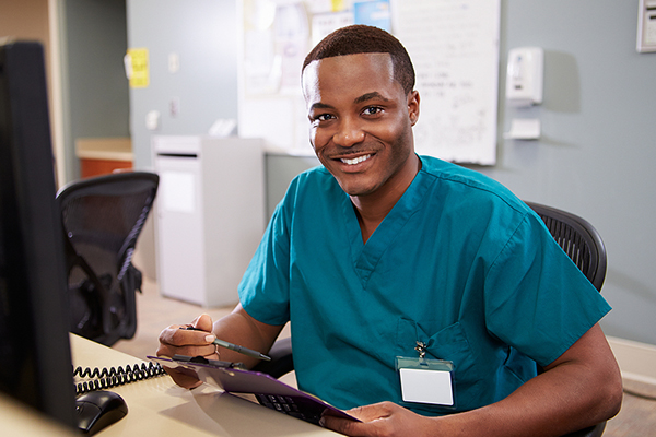 Medical team smiling at the camera