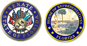 State of Florida Senate and House of Representatives seals