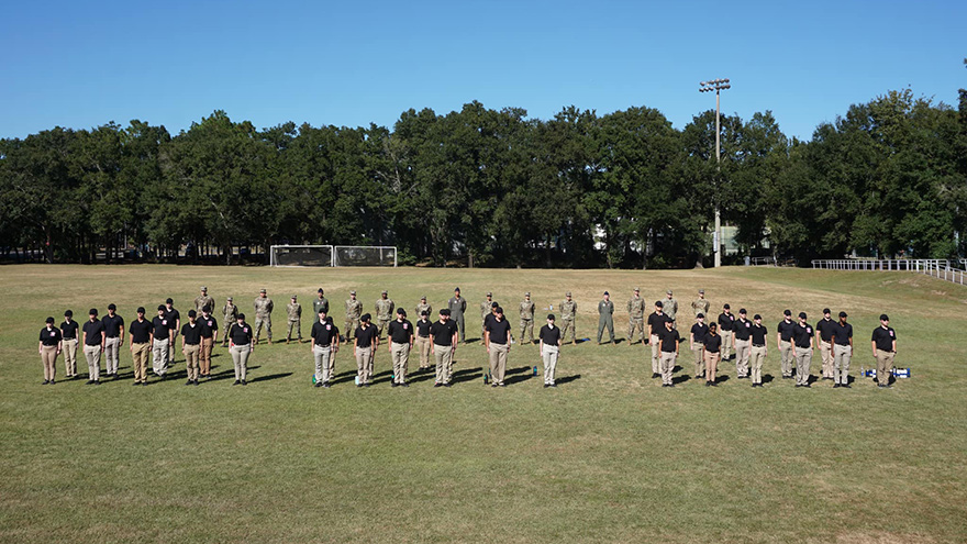 detachment 014 on the field
