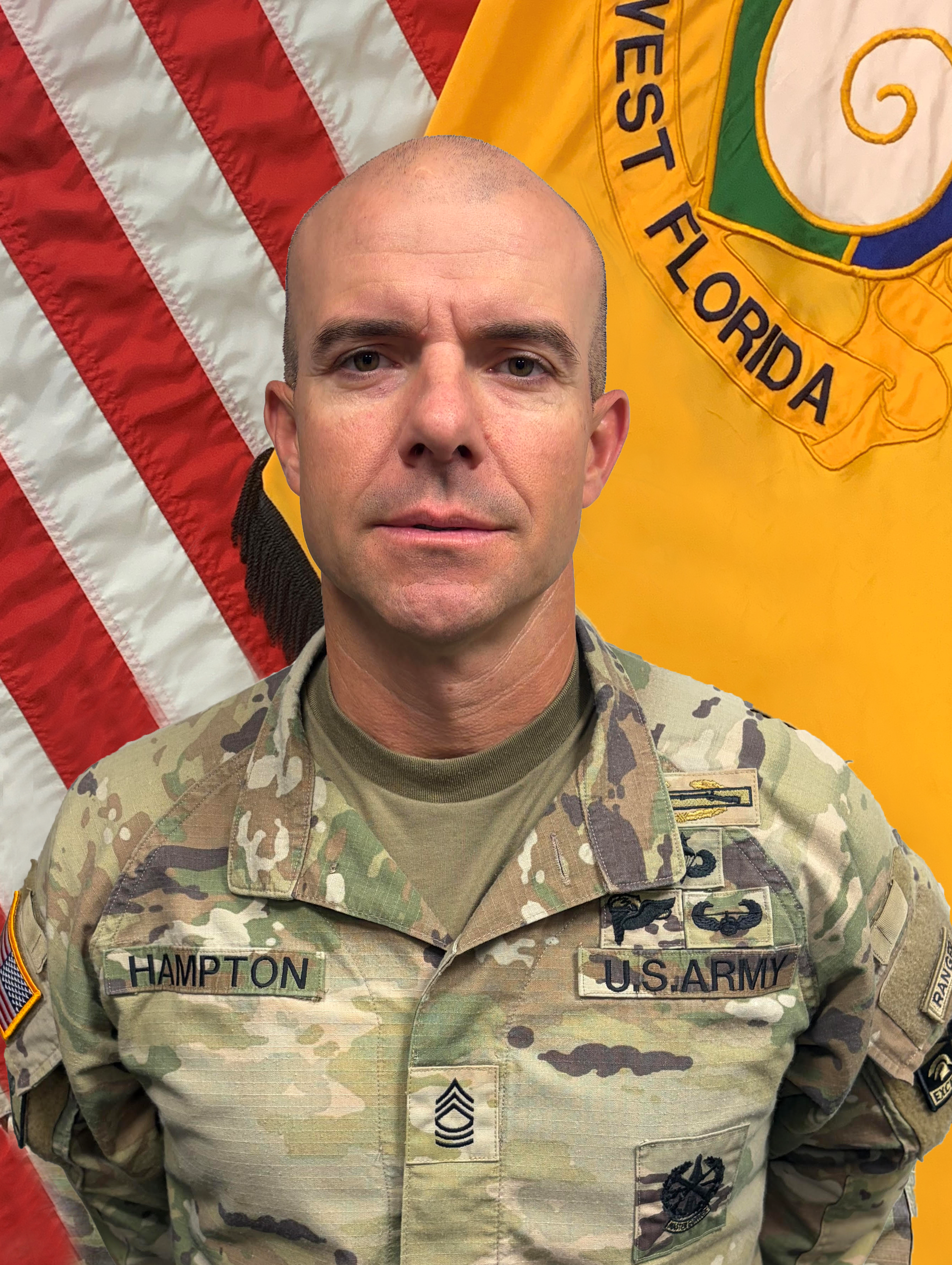 MSG Hampton, UWF Army ROTC SMSI