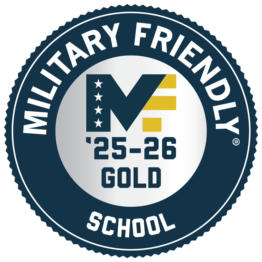 Military Friendly School 25-26 Gold badge.