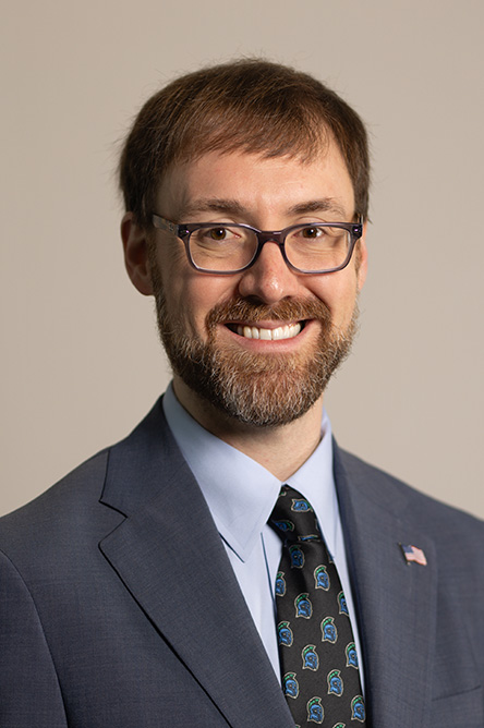 Zack Smith indoor headshot.