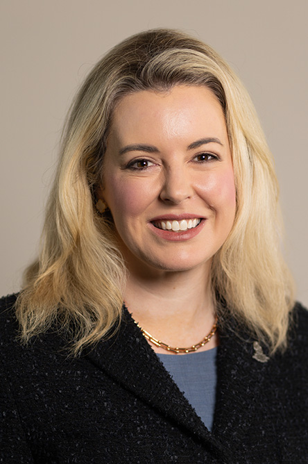 Ashley Ross indoor headshot.