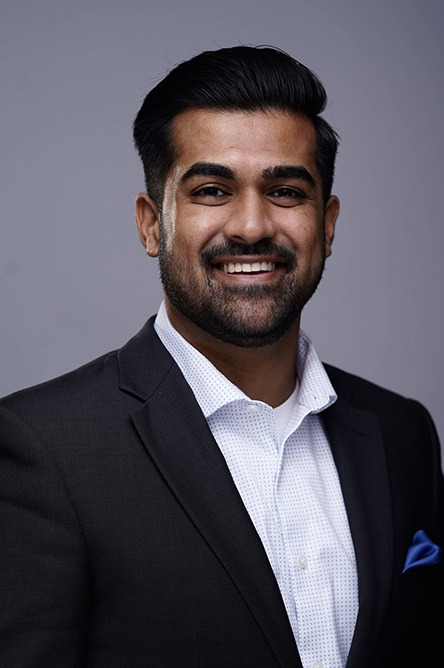 Kishane Patel professional headshot.