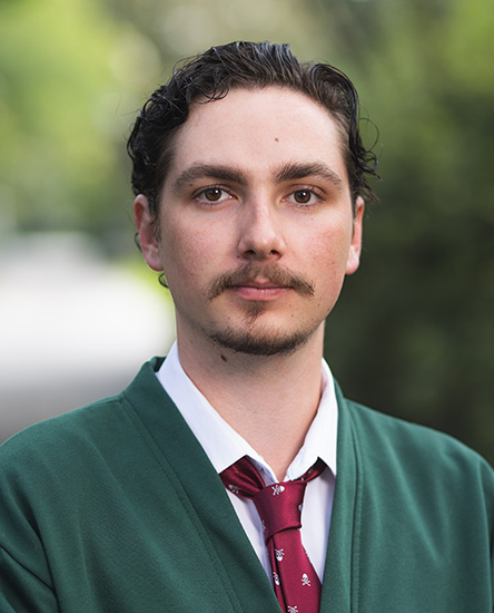 Gabe Blethen outdoor headshot.