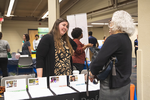 information table at a medical and health expo