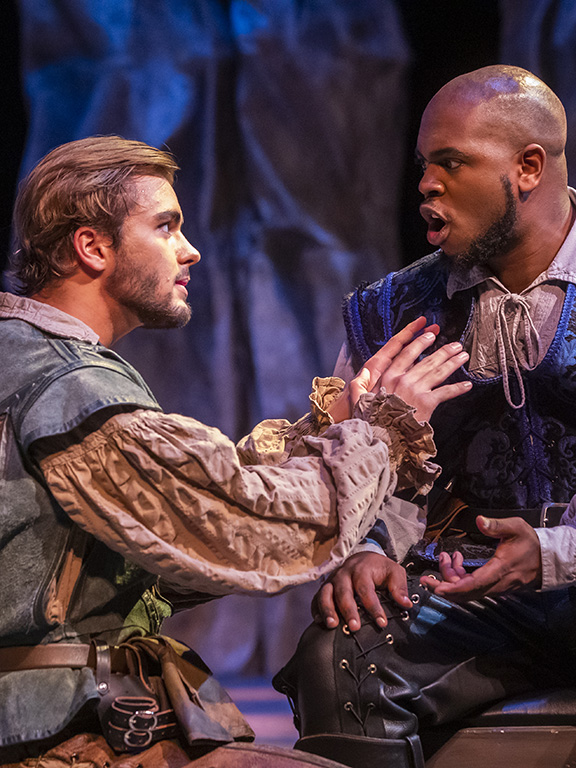 uwf theatre students performing a scene