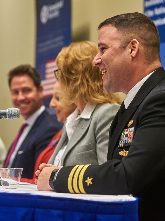 A speaker panel roundtable