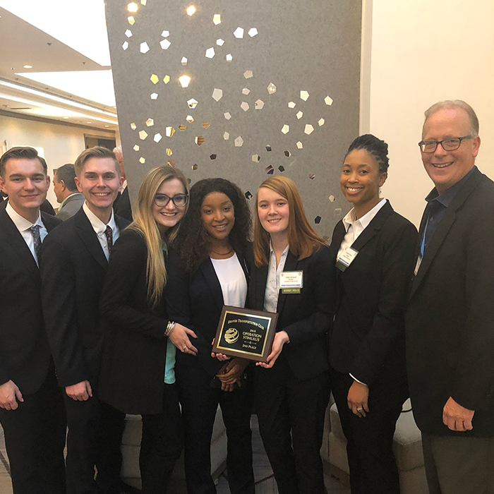 Supply Chain Logistics Management Students Smiling