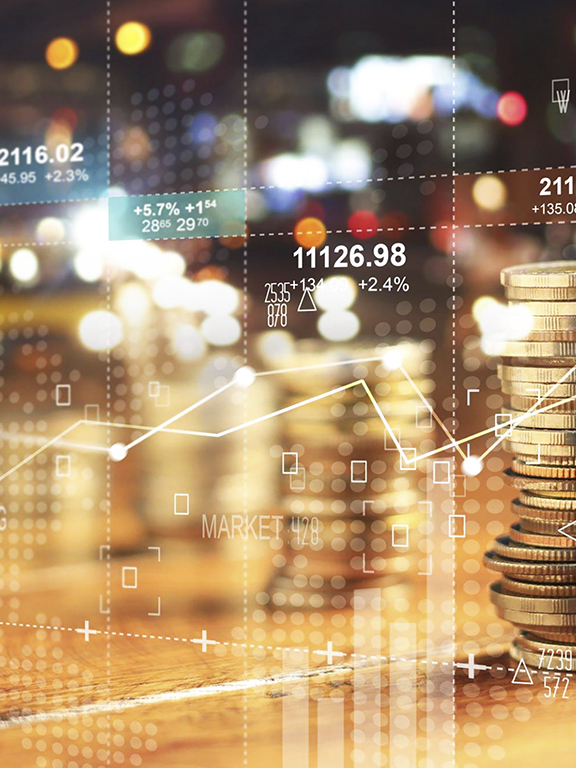 Business finance and investment concept