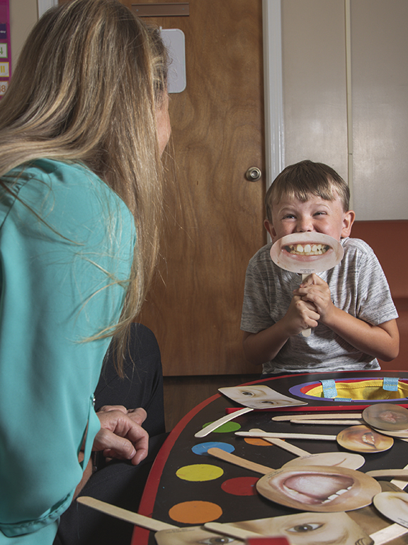 Applied Behavior Analysis Behavior Analyst working with client