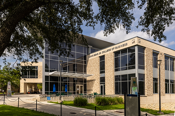 Lewis Bear Jr. College of Business building.