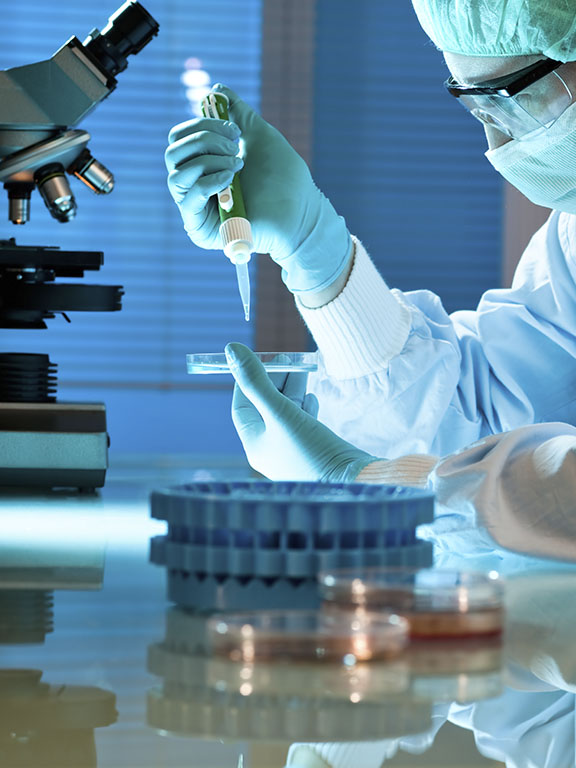 Technician working in a laboratory