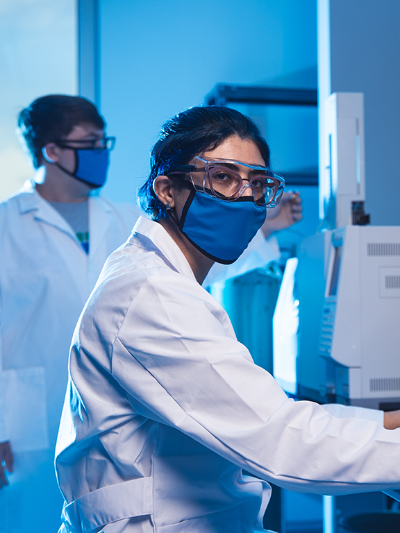 UWF students conduct studies and experiments in the Chemistry Lab