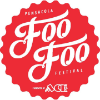 Red Circular Logo for Foo Foo Festival