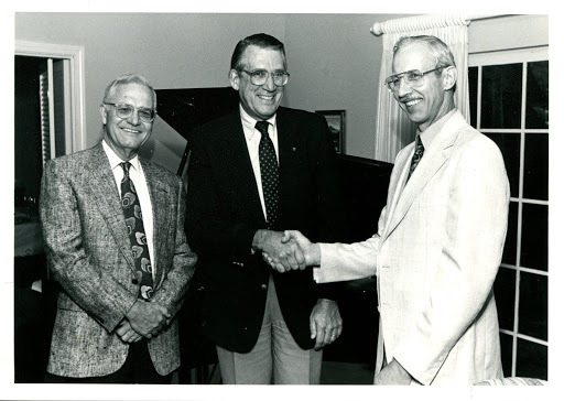 dr. grier williams at the founding of the music department in 1967