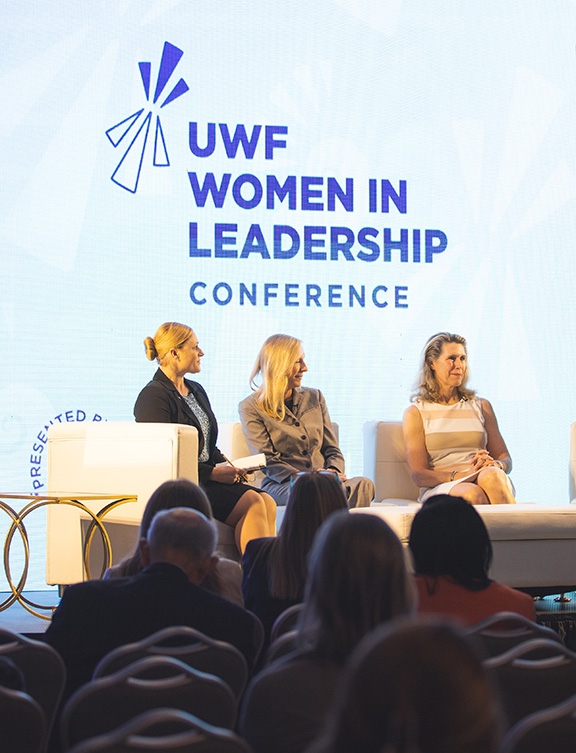 Speakers at UWF Women in Leadership Conference